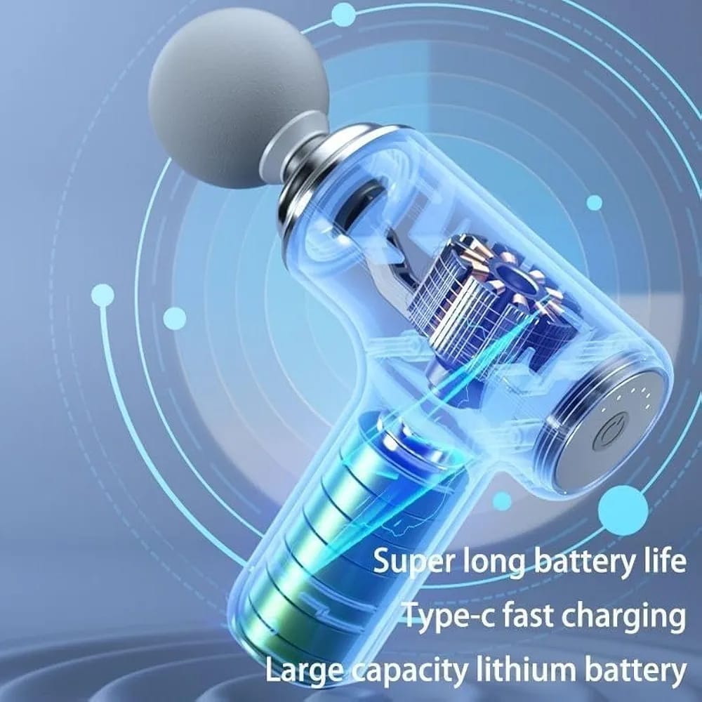 Gun Massager Machine For Pain Relief Portable Deep Tissue Massage Gun