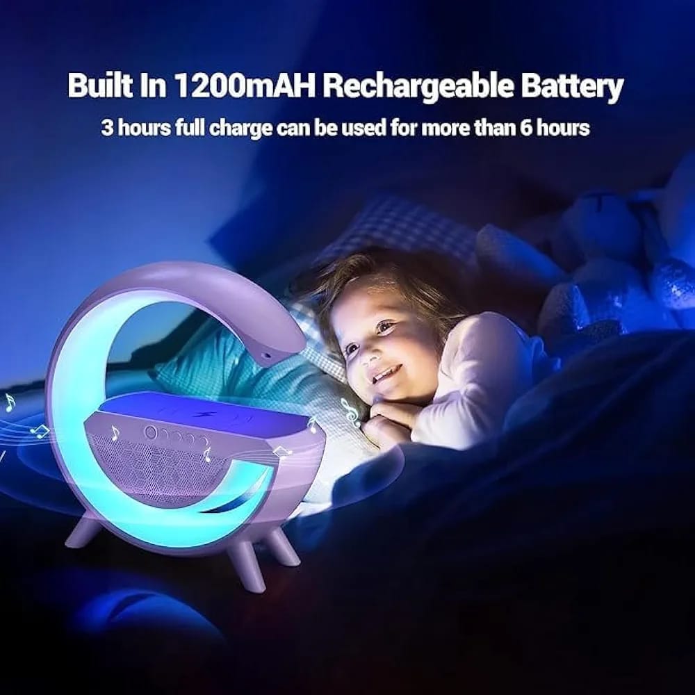 G-Shape Speaker Lamp-3 in 1 Night Light Bluetooth Speakers