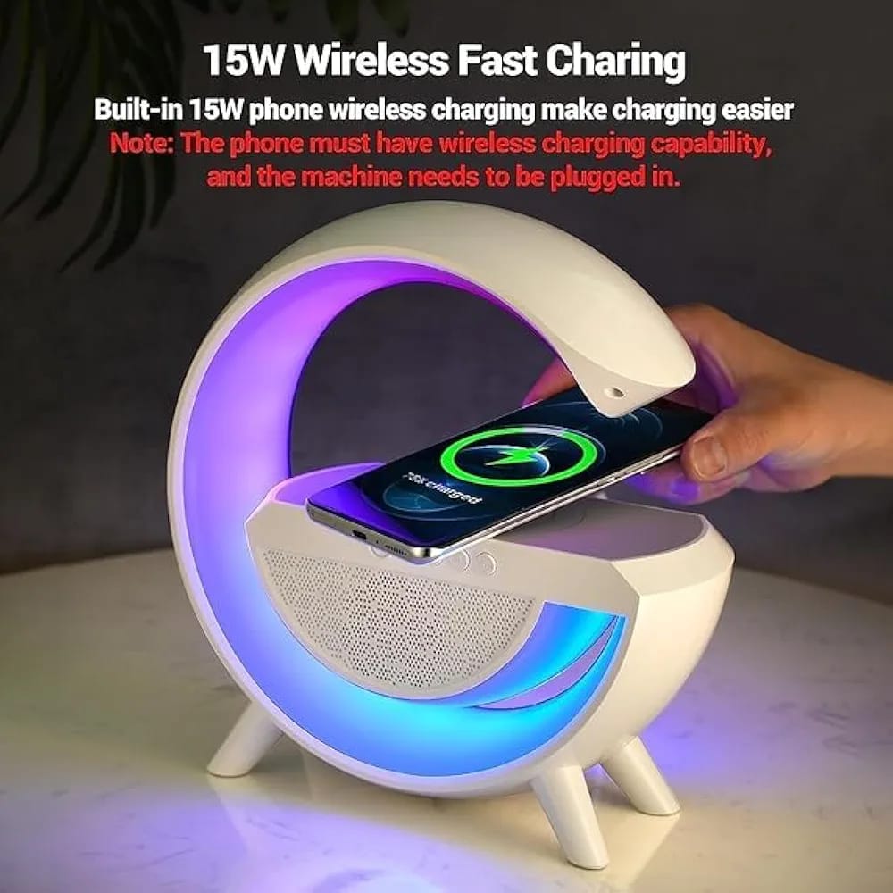 G-Shape Speaker Lamp-3 in 1 Night Light Bluetooth Speakers