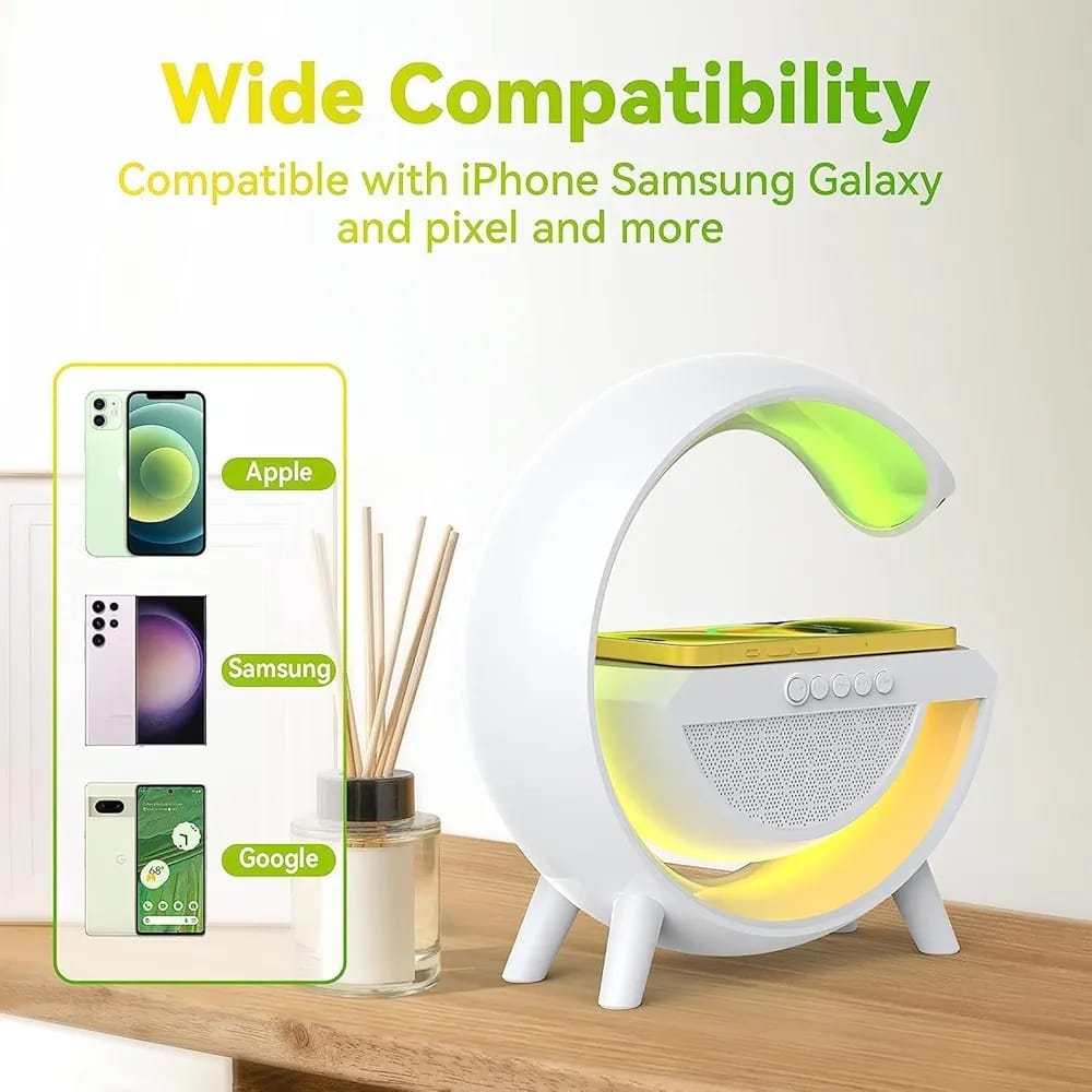 G-Shape Speaker Lamp-3 in 1 Night Light Bluetooth Speakers