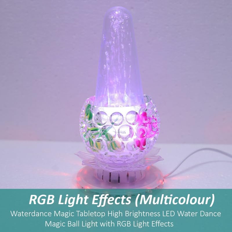 Decorative Rose Crystal Ball Electric Lamp, LED Night Light with Floral Design, Clear Glass Display Stand