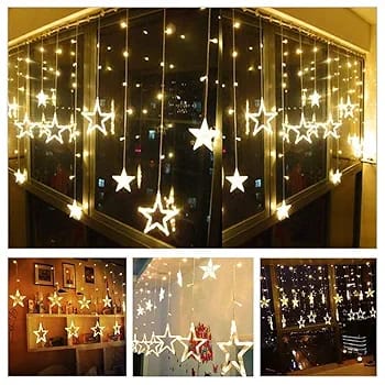 Quace Star Curtain String light