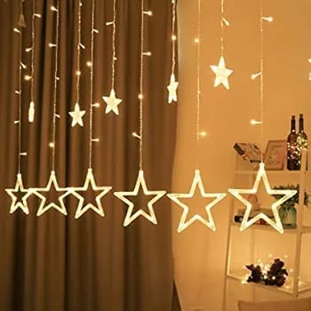 Quace Star Curtain String light