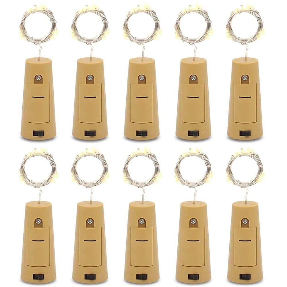 Led'S Fairy String Lights Battery Powered Copper Wire For Home Decoration (pack of 10)