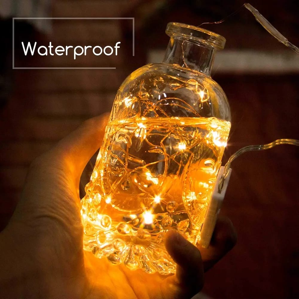 Led'S Fairy String Lights Battery Powered Copper Wire For Home Decoration (pack of 10)
