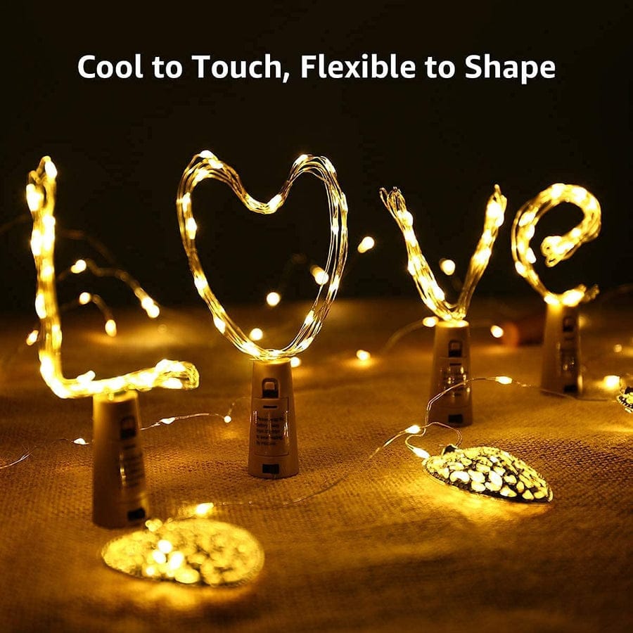 Led'S Fairy String Lights Battery Powered Copper Wire For Home Decoration (pack of 10)