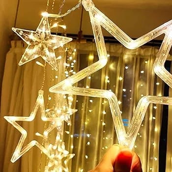Quace Star Curtain String light