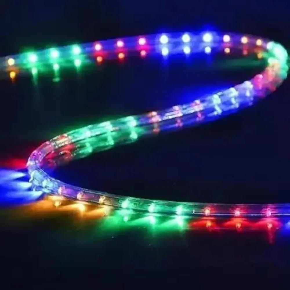 10M Rope Light Waterproof High Brightness for Indoor/Outdoor Use 1200 LEDs 10 m Multicolor Steady Strip Rice Lights