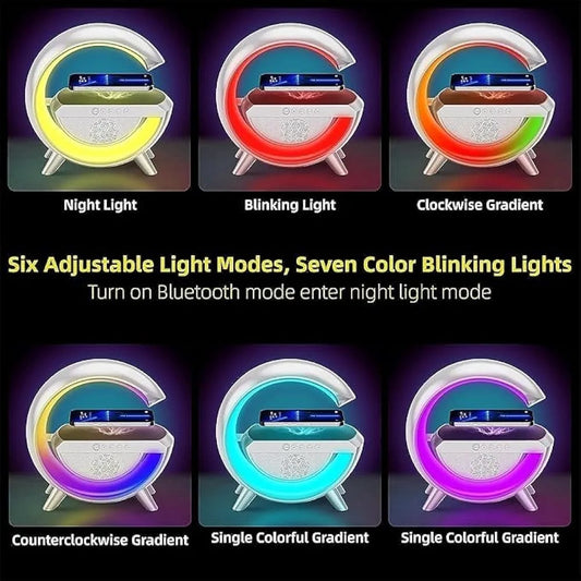 G-Shape Speaker Lamp-3 in 1 Night Light Bluetooth Speakers
