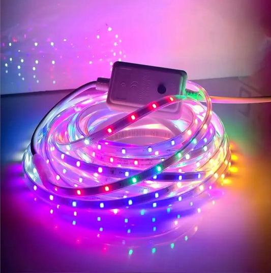 10M Rope Light Waterproof High Brightness for Indoor/Outdoor Use 1200 LEDs 10 m Multicolor Steady Strip Rice Lights